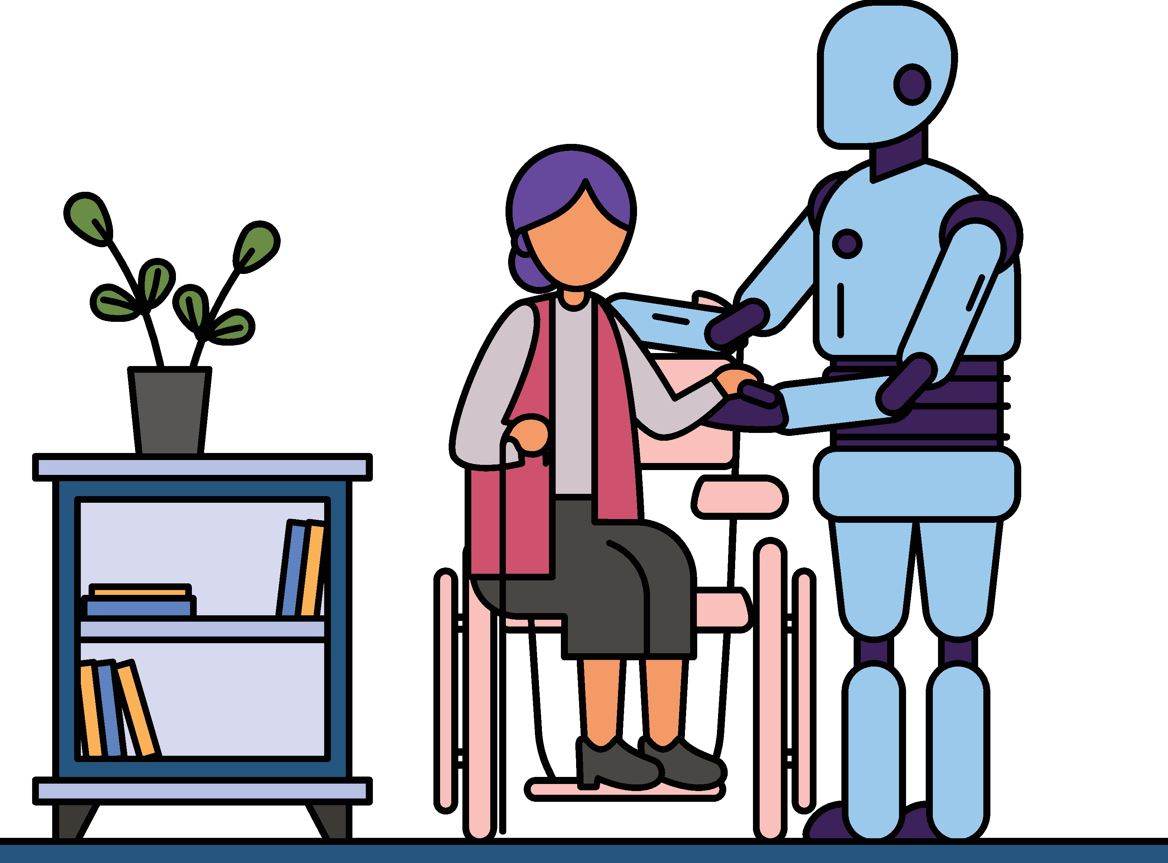socially assistive robots concept nursing home bot 