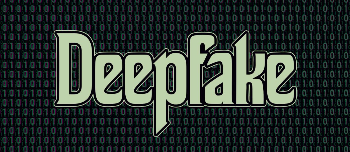 Deepfake 
Binary Background Concept stock illustration