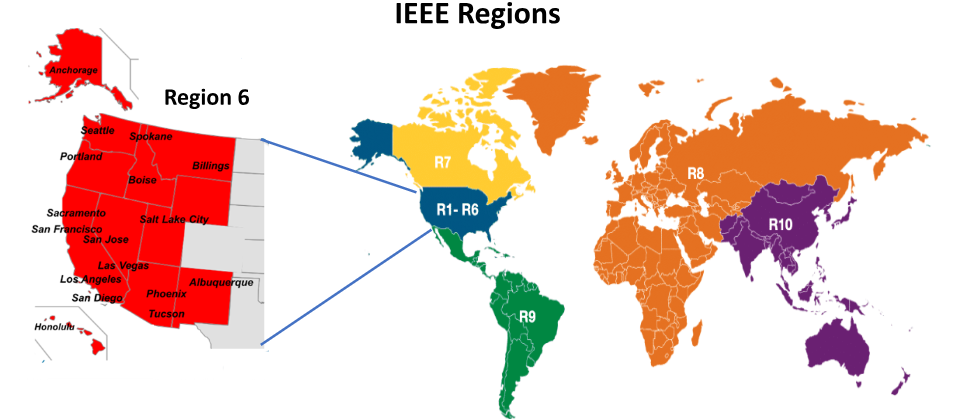 IEEE Region Map