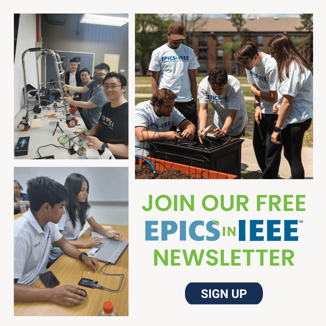 Join our free EPICS in IEEE Newsletter