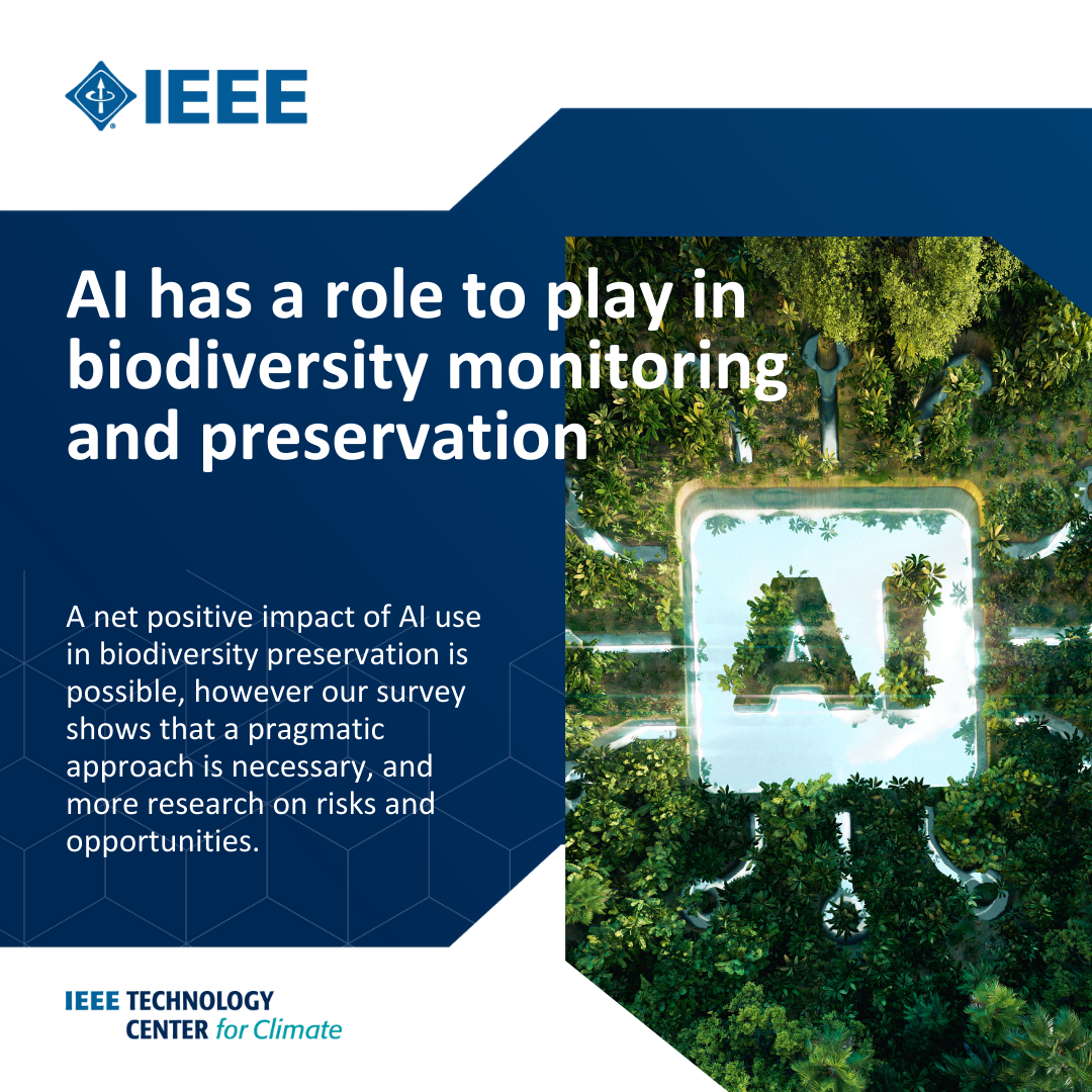 AI has a role to play in biodiversity monitoring and preservation